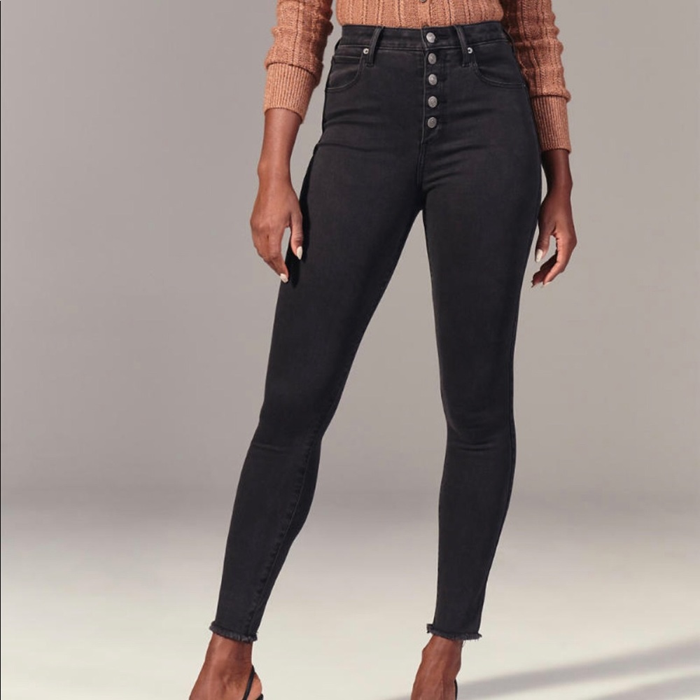 Abercrombie Curve Love High Rise Super SkinnyJeans
